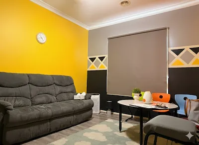 Safe and private relationship counselling room for couples therapy in Werribee and Derrimut Melbourne