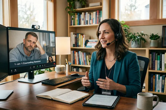 Registered counsellor providing professional drug and alcohol program support online.